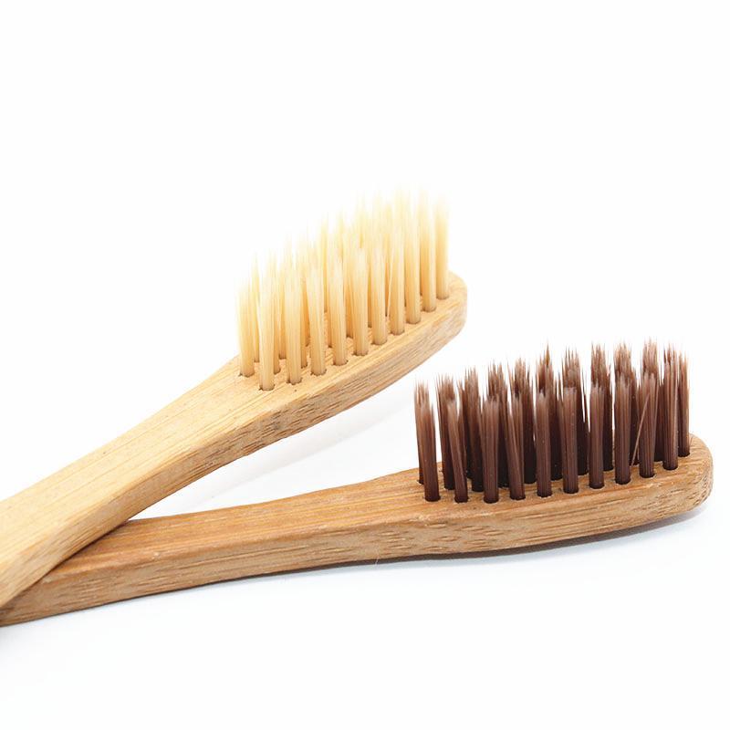 Toothbrushes 10-pack Bamboe Tandenborstels [50% FAMILIE KORTING]