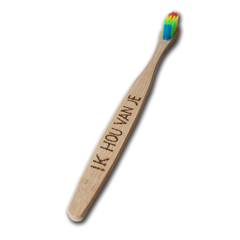 Toothbrushes [NIEUW] Tandenborstel met ingegraveerde tekst naar keuze
